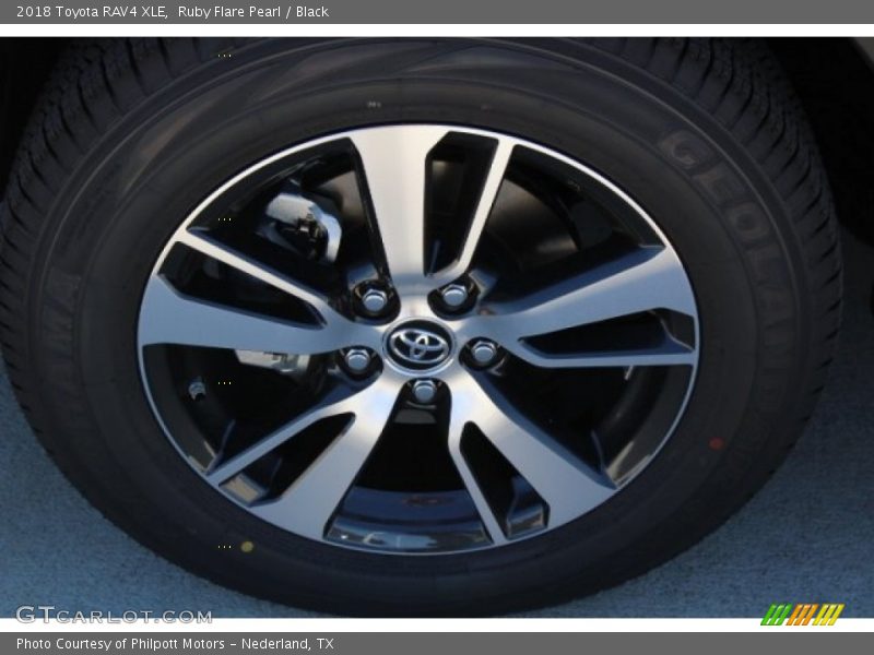 Ruby Flare Pearl / Black 2018 Toyota RAV4 XLE