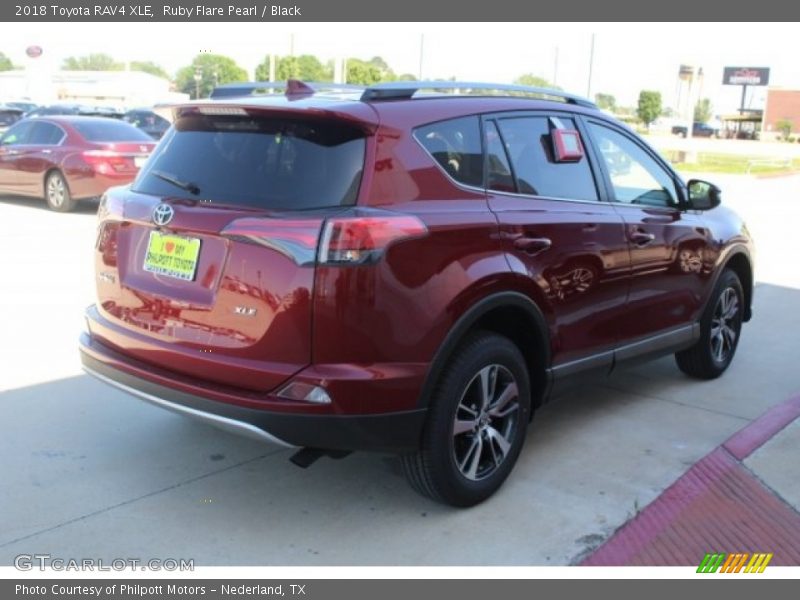 Ruby Flare Pearl / Black 2018 Toyota RAV4 XLE