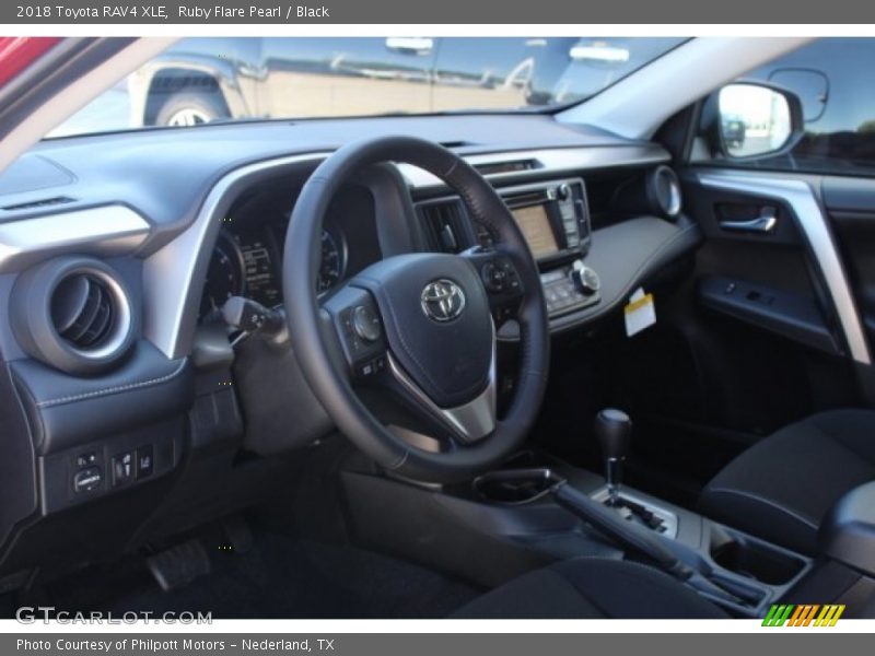 Ruby Flare Pearl / Black 2018 Toyota RAV4 XLE