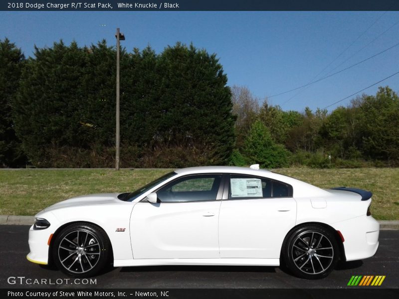 White Knuckle / Black 2018 Dodge Charger R/T Scat Pack