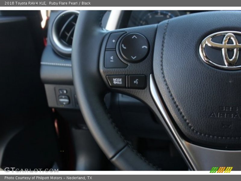 Ruby Flare Pearl / Black 2018 Toyota RAV4 XLE