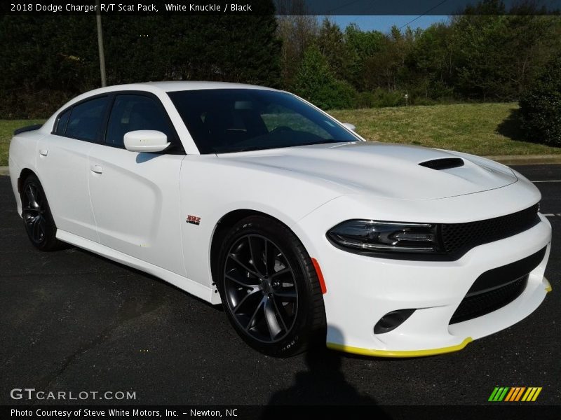 White Knuckle / Black 2018 Dodge Charger R/T Scat Pack