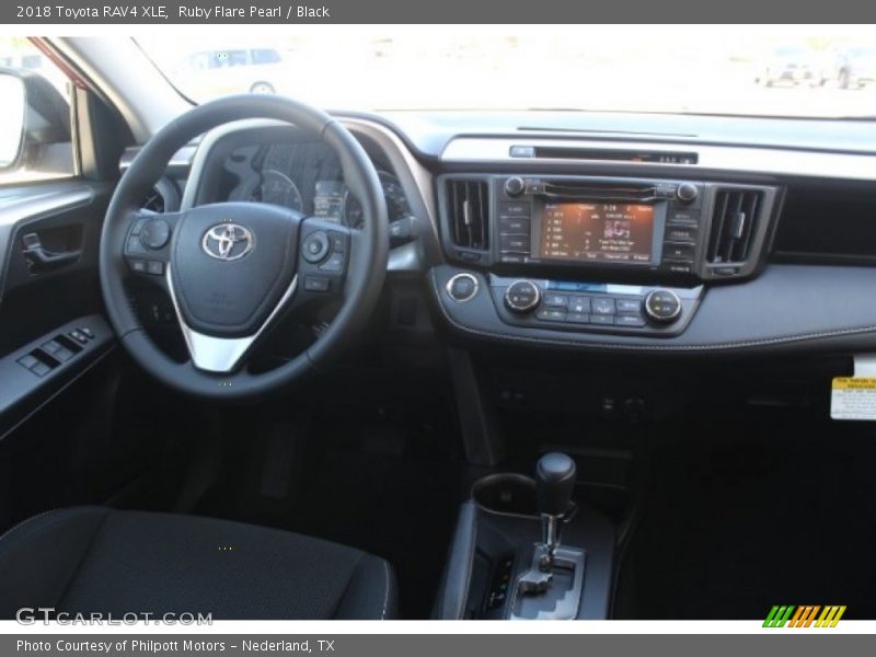 Ruby Flare Pearl / Black 2018 Toyota RAV4 XLE