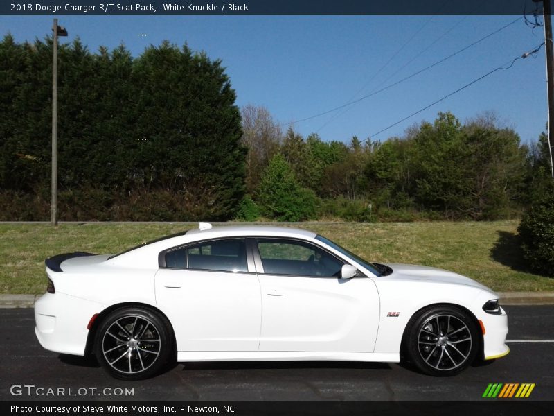 White Knuckle / Black 2018 Dodge Charger R/T Scat Pack