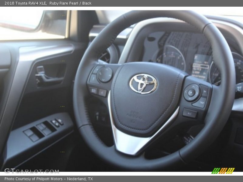 Ruby Flare Pearl / Black 2018 Toyota RAV4 XLE