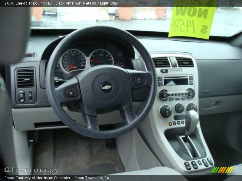 Black Amethyst Metallic / Light Gray 2006 Chevrolet Equinox LS