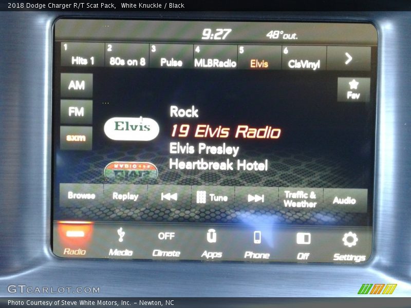 White Knuckle / Black 2018 Dodge Charger R/T Scat Pack