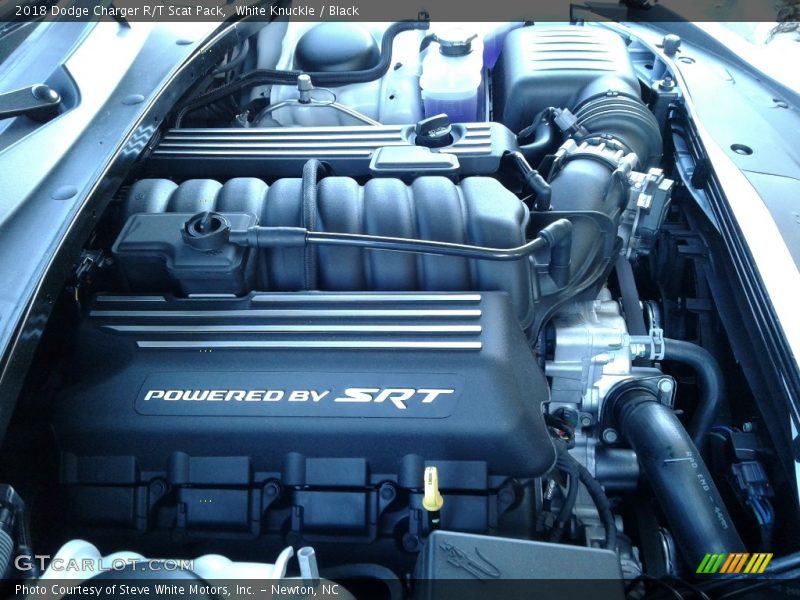 White Knuckle / Black 2018 Dodge Charger R/T Scat Pack
