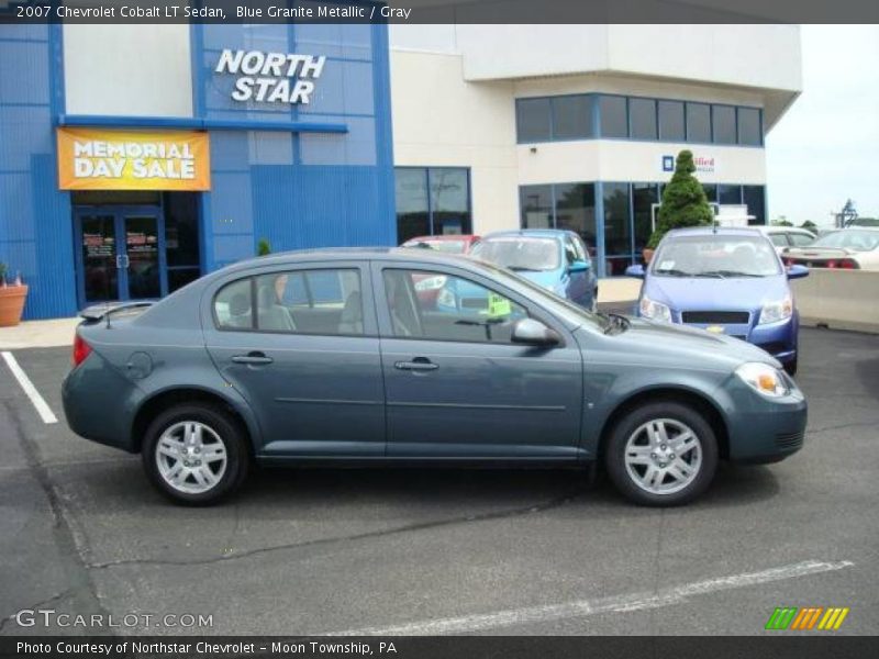 Blue Granite Metallic / Gray 2007 Chevrolet Cobalt LT Sedan