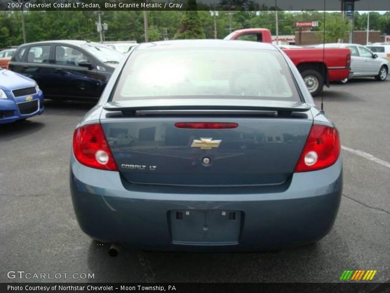 Blue Granite Metallic / Gray 2007 Chevrolet Cobalt LT Sedan