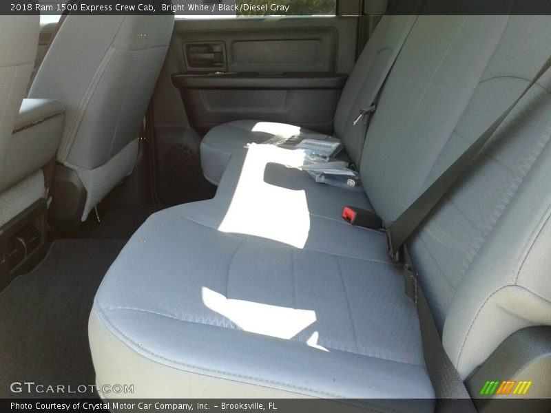 Bright White / Black/Diesel Gray 2018 Ram 1500 Express Crew Cab