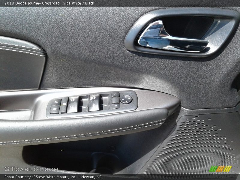 Vice White / Black 2018 Dodge Journey Crossroad