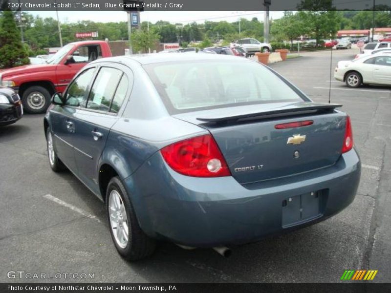 Blue Granite Metallic / Gray 2007 Chevrolet Cobalt LT Sedan