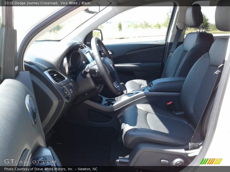Vice White / Black 2018 Dodge Journey Crossroad