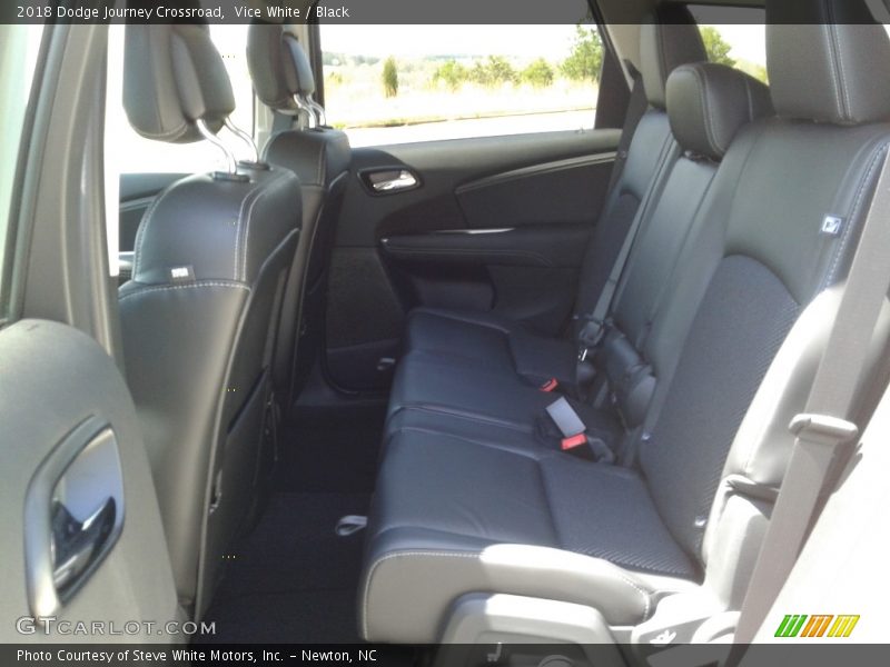 Vice White / Black 2018 Dodge Journey Crossroad