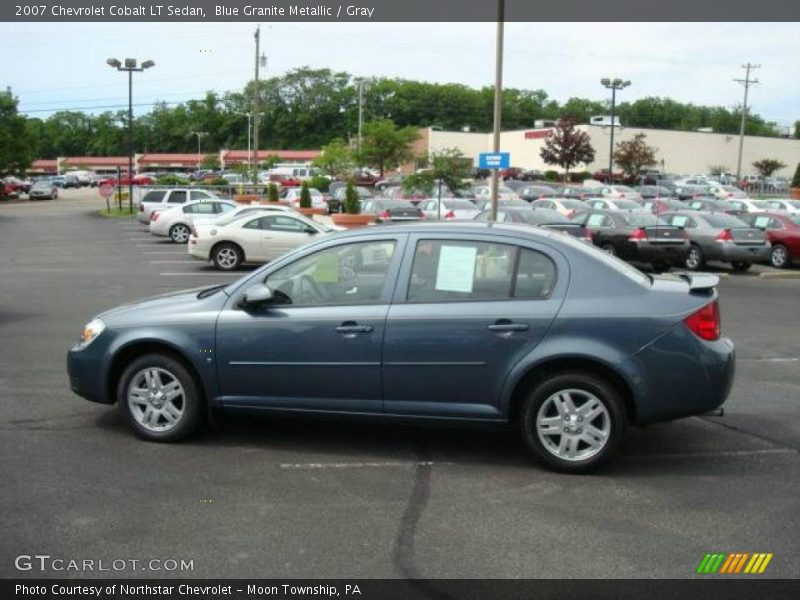 Blue Granite Metallic / Gray 2007 Chevrolet Cobalt LT Sedan