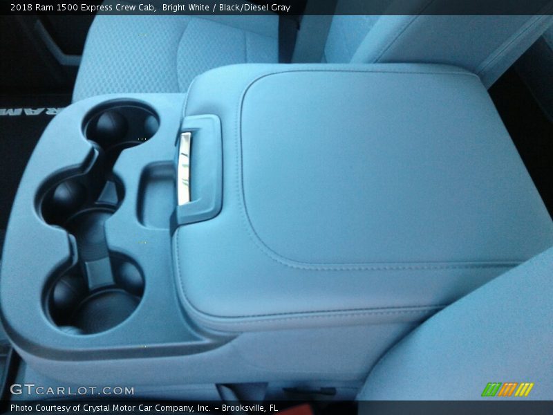 Bright White / Black/Diesel Gray 2018 Ram 1500 Express Crew Cab