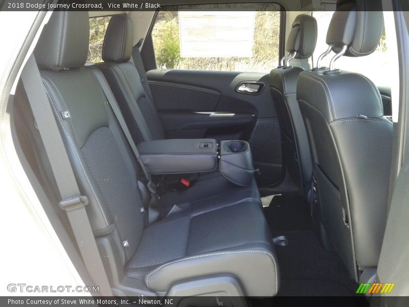 Vice White / Black 2018 Dodge Journey Crossroad