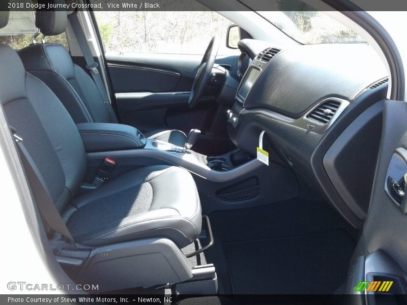 Vice White / Black 2018 Dodge Journey Crossroad