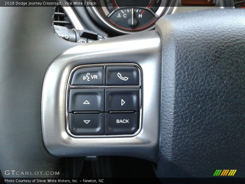 Vice White / Black 2018 Dodge Journey Crossroad