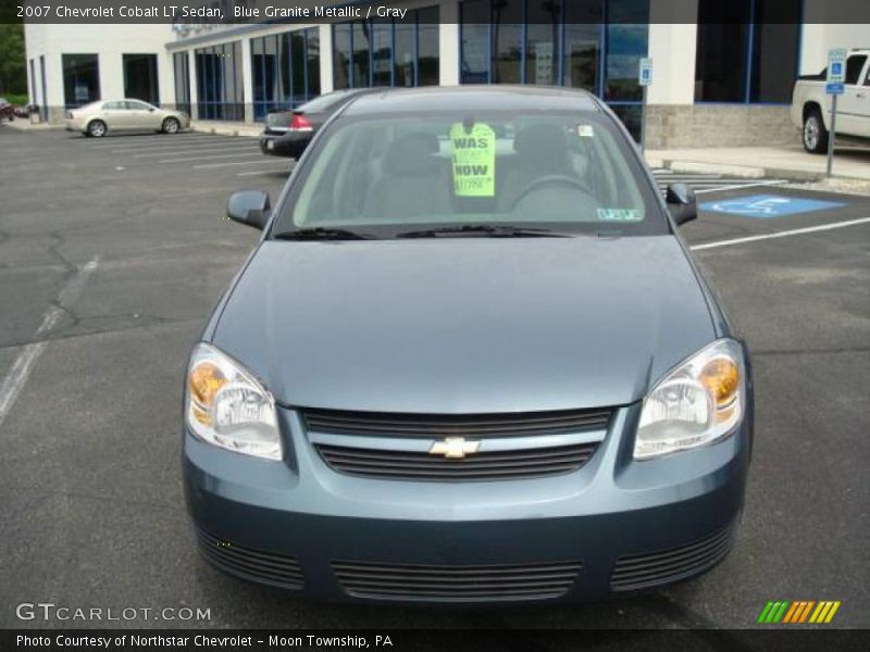 Blue Granite Metallic / Gray 2007 Chevrolet Cobalt LT Sedan