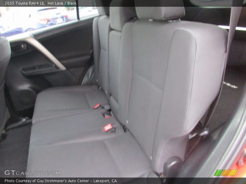 Hot Lava / Black 2015 Toyota RAV4 LE