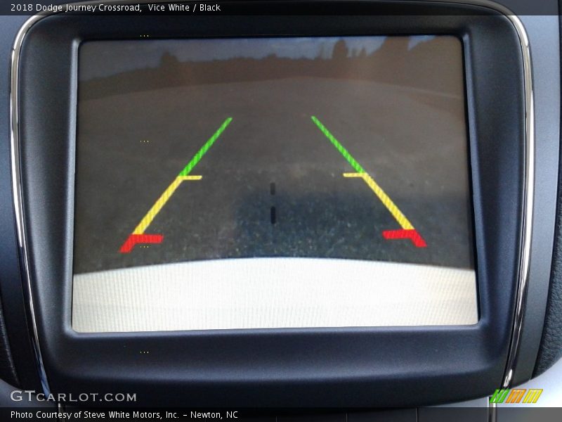 Vice White / Black 2018 Dodge Journey Crossroad