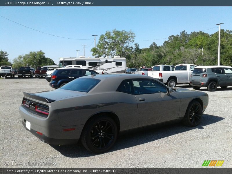 Destroyer Gray / Black 2018 Dodge Challenger SXT