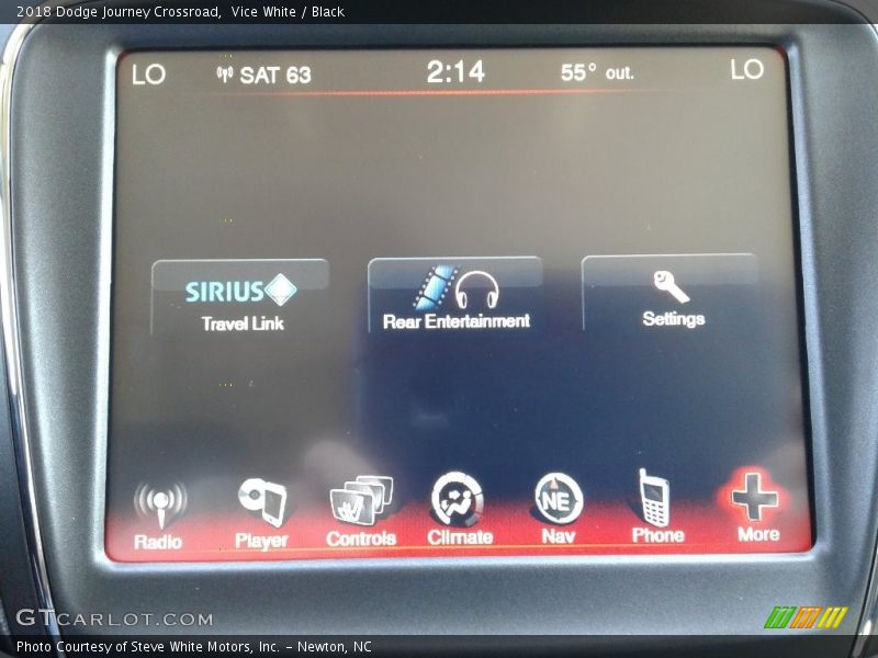 Vice White / Black 2018 Dodge Journey Crossroad