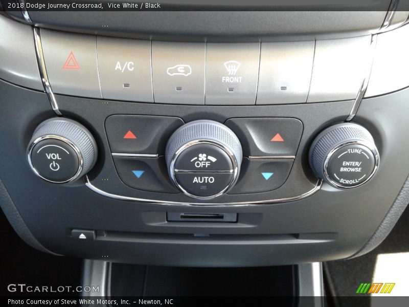 Vice White / Black 2018 Dodge Journey Crossroad