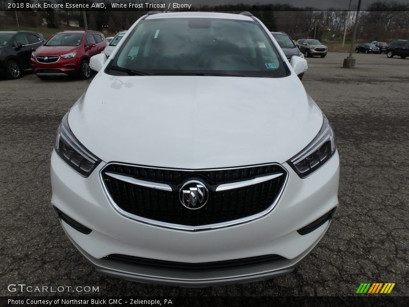 White Frost Tricoat / Ebony 2018 Buick Encore Essence AWD