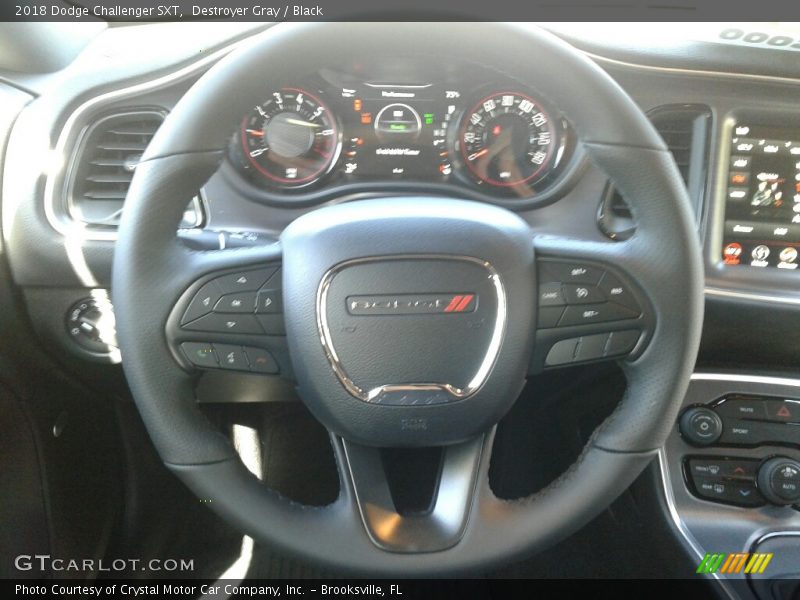 Destroyer Gray / Black 2018 Dodge Challenger SXT
