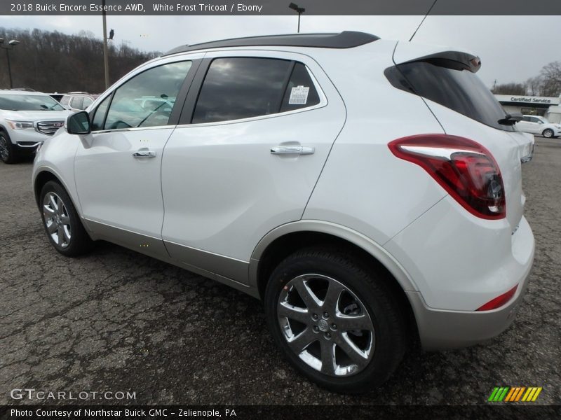 White Frost Tricoat / Ebony 2018 Buick Encore Essence AWD