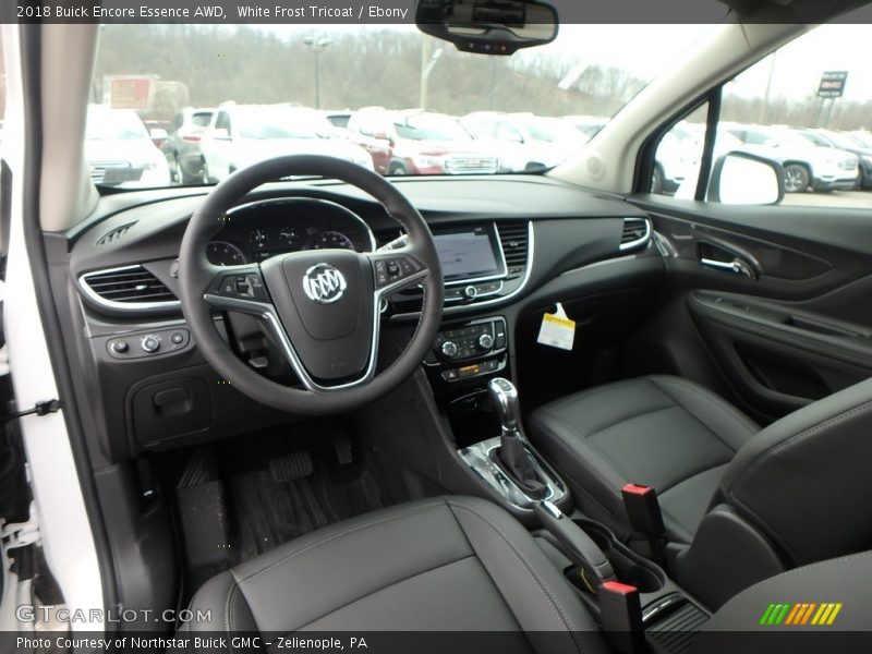 White Frost Tricoat / Ebony 2018 Buick Encore Essence AWD