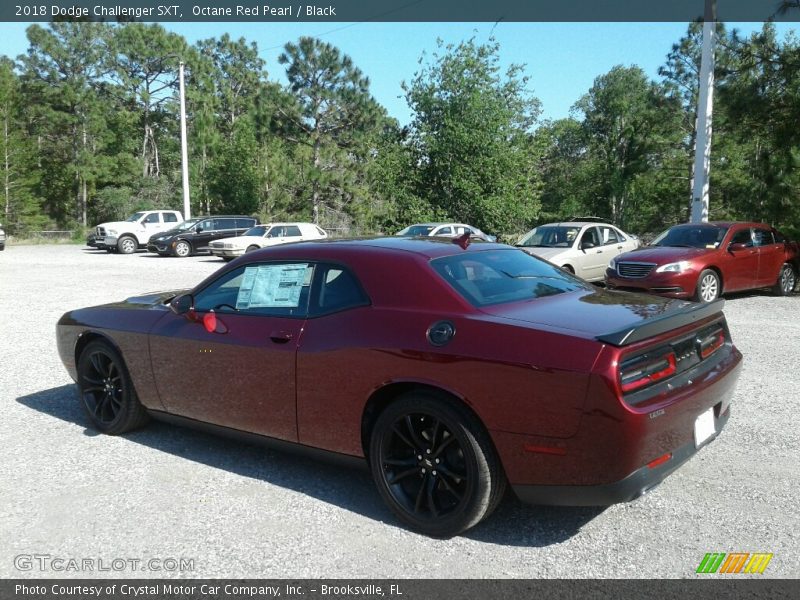 Octane Red Pearl / Black 2018 Dodge Challenger SXT