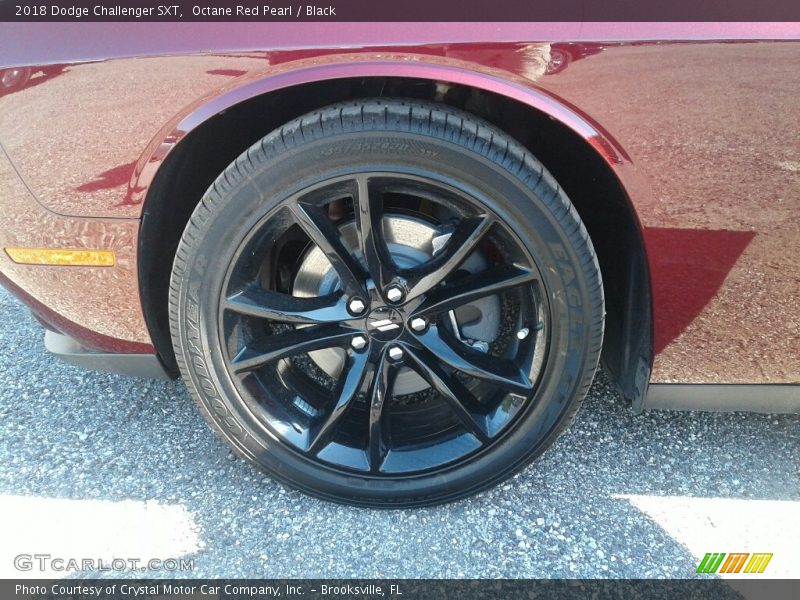 Octane Red Pearl / Black 2018 Dodge Challenger SXT