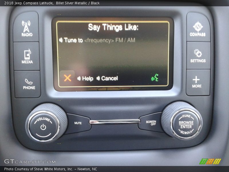 Billet Silver Metallic / Black 2018 Jeep Compass Latitude