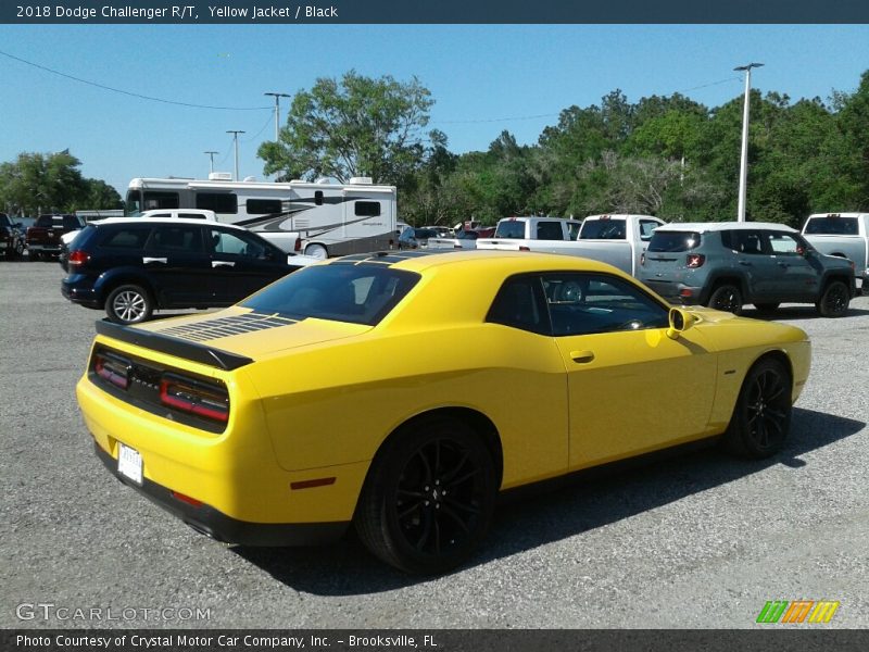 Yellow Jacket / Black 2018 Dodge Challenger R/T