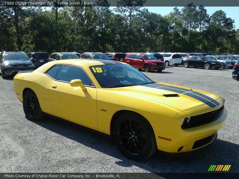 Yellow Jacket / Black 2018 Dodge Challenger R/T