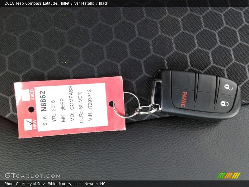 Billet Silver Metallic / Black 2018 Jeep Compass Latitude
