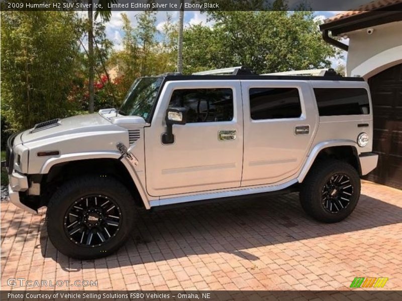 Limited Edition Silver Ice / Ebony Black 2009 Hummer H2 SUV Silver Ice