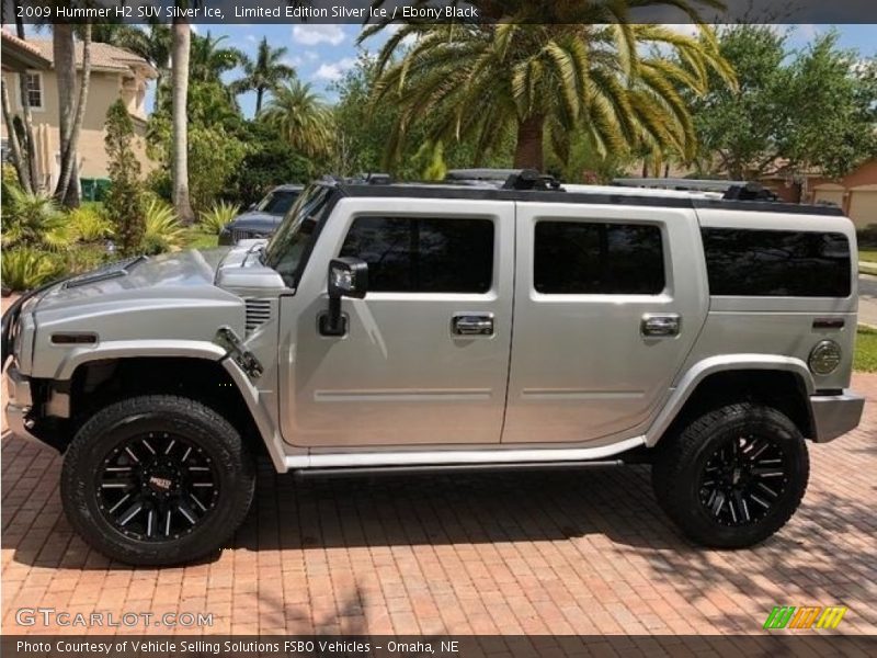 Limited Edition Silver Ice / Ebony Black 2009 Hummer H2 SUV Silver Ice