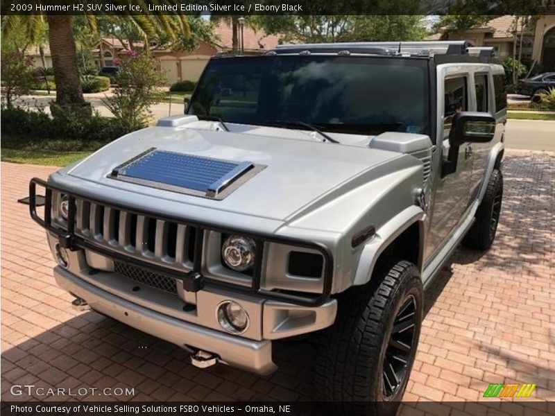 Limited Edition Silver Ice / Ebony Black 2009 Hummer H2 SUV Silver Ice