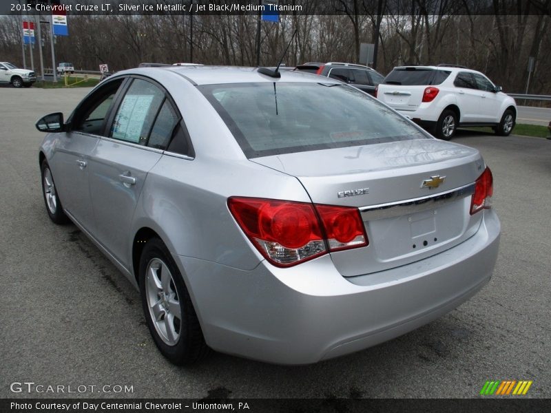 Silver Ice Metallic / Jet Black/Medium Titanium 2015 Chevrolet Cruze LT