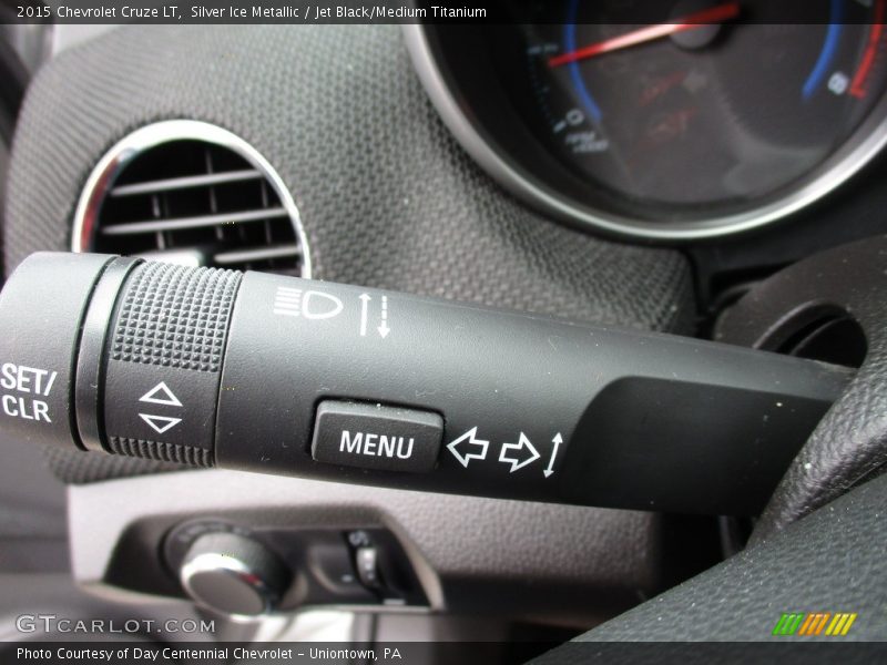 Silver Ice Metallic / Jet Black/Medium Titanium 2015 Chevrolet Cruze LT