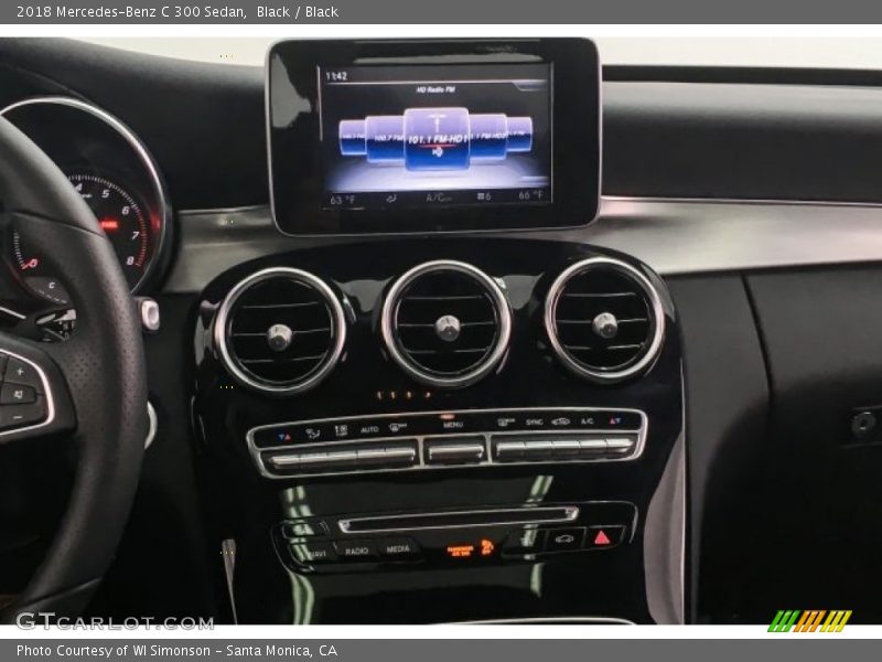 Black / Black 2018 Mercedes-Benz C 300 Sedan