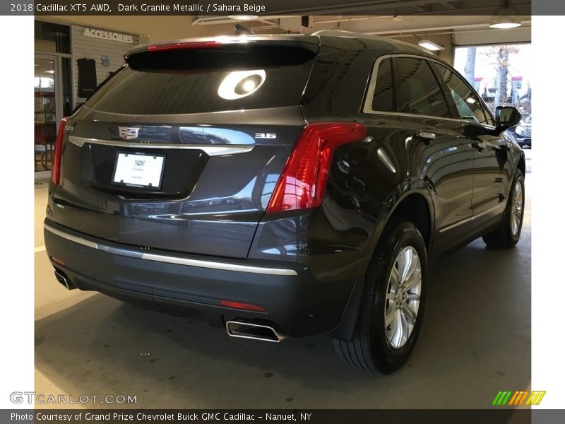 Dark Granite Metallic / Sahara Beige 2018 Cadillac XT5 AWD