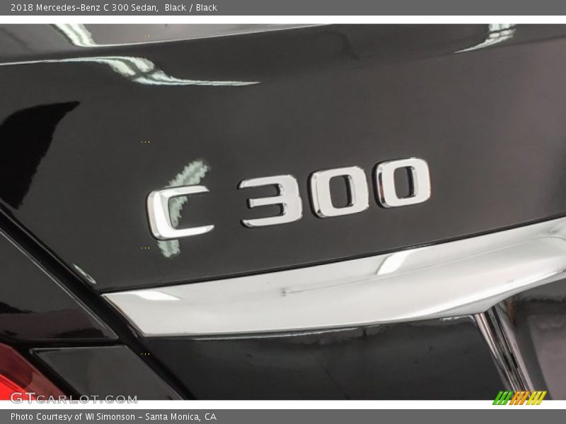 Black / Black 2018 Mercedes-Benz C 300 Sedan