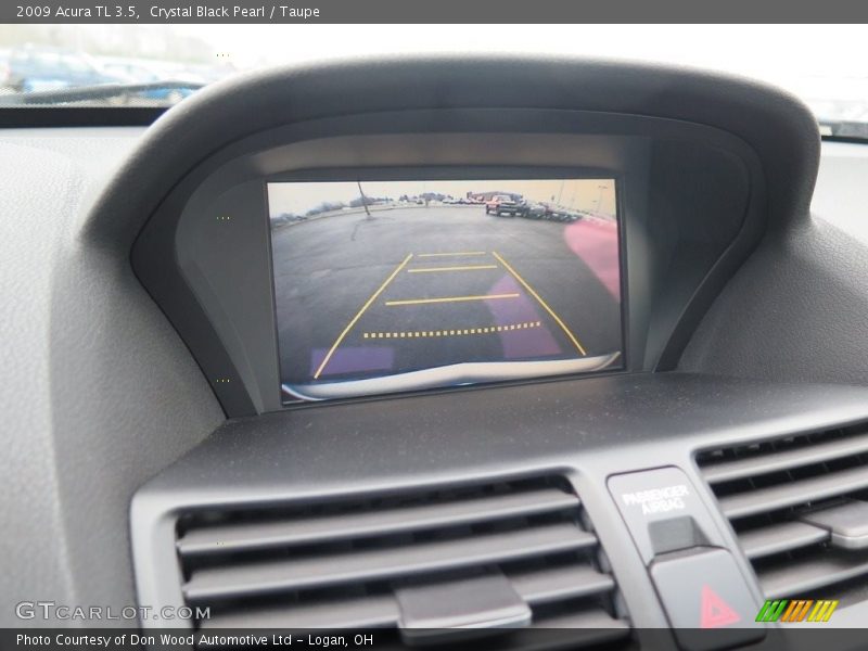 Crystal Black Pearl / Taupe 2009 Acura TL 3.5