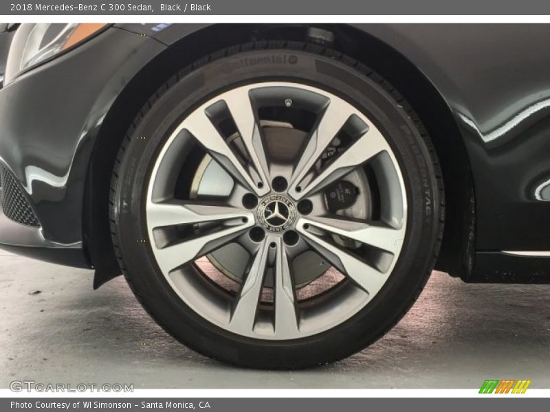 Black / Black 2018 Mercedes-Benz C 300 Sedan